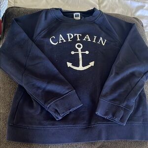 Janie and Jack Captain Navy Blue Men's Sweater